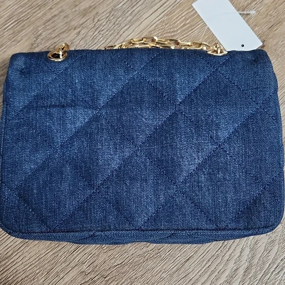 Quilted Denim Bag - NWT - Picture 9 of 10